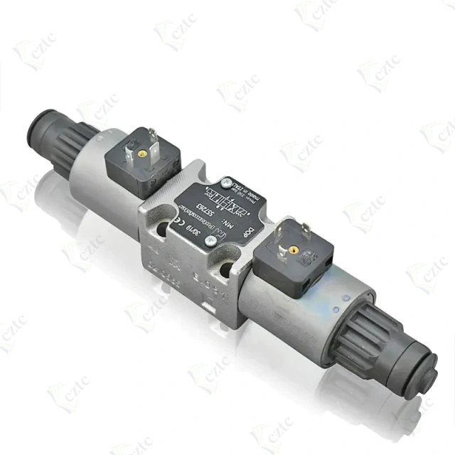Putzmeister Concrete Pump Part 557263 Directional Valve 4--3-Way Valve NG6 12v For Putzmeister Concrete Pump